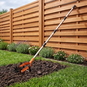 2-in-1 Gartenfräse mit Jätmesser