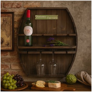 Wandbar im Weinfass-Design Weinbar, Likörbar und Grappabar