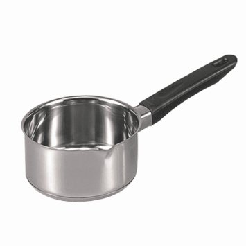 Krüger Stieltopf aus rostfreiem Edelstahl fassung 600ml 12cm