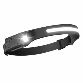 Kopfbandleuchte mit Sensor