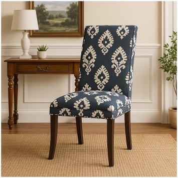 Esszimmerstuhl mit modernem Muster und hohem Sitzkomfort – stilvoll und bequem