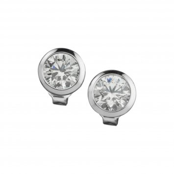 Ohrstecker Silber 925 Zirkonia weiß