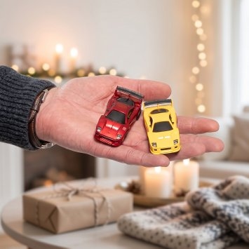 Pocket Racer Set mit 2 Autos