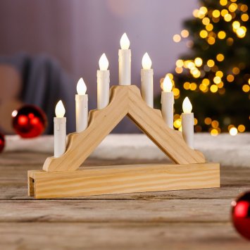 Mini-Lichterbogen mit LED Kerzen