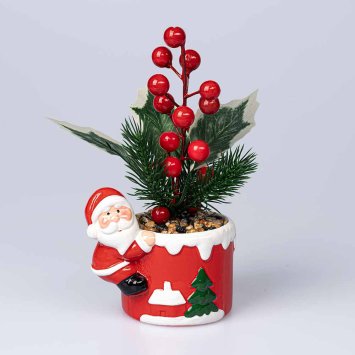 Weihnachtsgesteck "Santa"