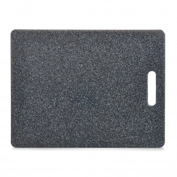 Schneidbrett 36,5 x 27,5 cm Granitoptik Anthrazit