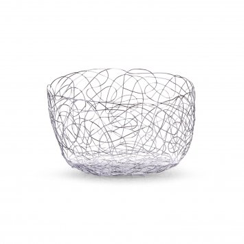 Obstschale verchromt