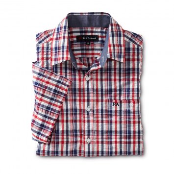 Maritimes Seersuckerhemd