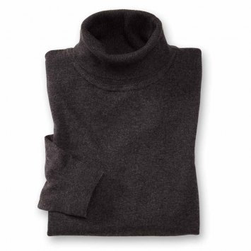 Rollkragen-Pullover, anthrazit