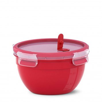 Mikrowellendose rund 1,1 Liter Clip   Micro