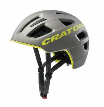 City Fahrradhelm C-Pure anthrazit-lime matt