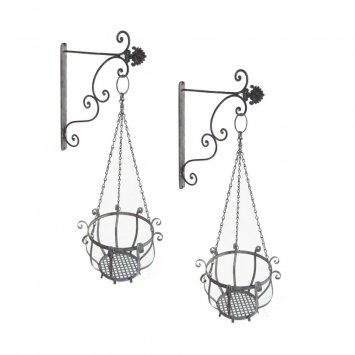 Nostalgische Blumenampel