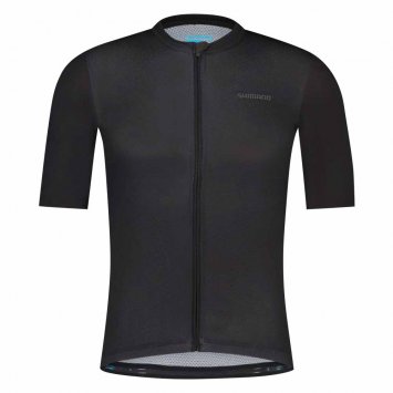 Herren Radshirt, kurzarm, schwarz