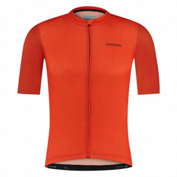Herren Radshirt, kurzarm, rot