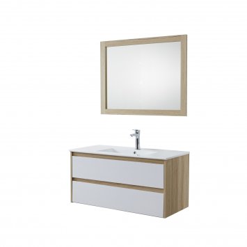Badmöbel Set 3-teilig Wiek 100