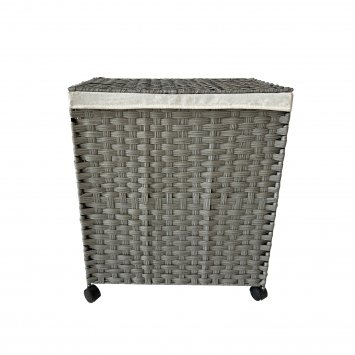 Wäschesammler 108 Liter Briena Grau