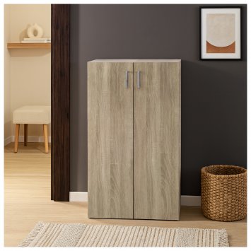 Kommode mit 3 Regalfächern Nina Sonoma