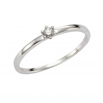 Ring Gold 750 mit Brillant 0,07ct.