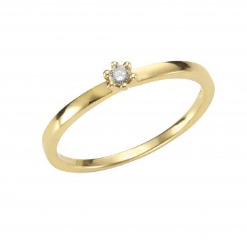 Ring Gold 585 mit Brillant 0,05ct.