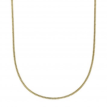 Halskette Gold 585 Panzerkette mit einer Länge von 38/36cm