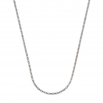 Halskette Weißgold 333 Ankerkette mit einer Länge von 45/42cm