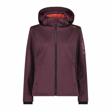 Dame Softshelljacke burgund 36