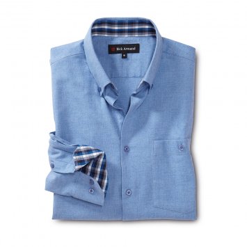 Flanellhemd mit Kontrasten