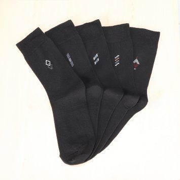 Baumwollsocken mit Schaftmotiv 5er-Pack