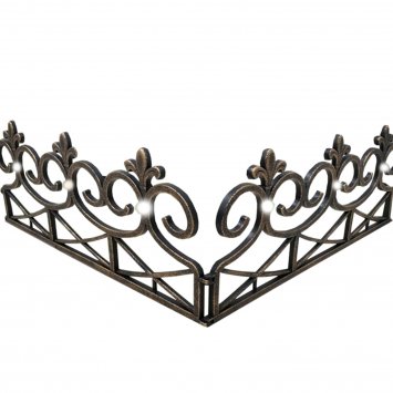 Rasenkante 240 cm mit Solarlichterkette