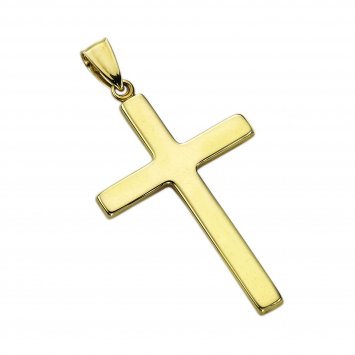 Anhänger Gold 333 Kreuz 41mm