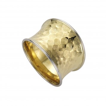 Ring 333 Gold zweifarbig diamantiert