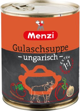 Menzi Ungarische Gulaschsuppe Extra konzentriert pikant 800ml