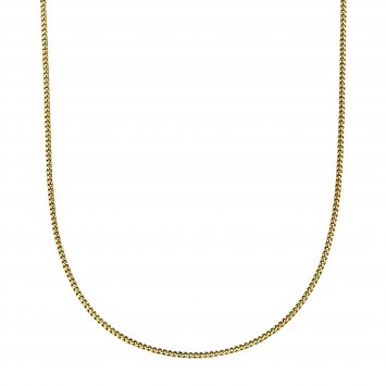 Halskette Gold 333 Panzerkette mit einer Länge von 45/42cm