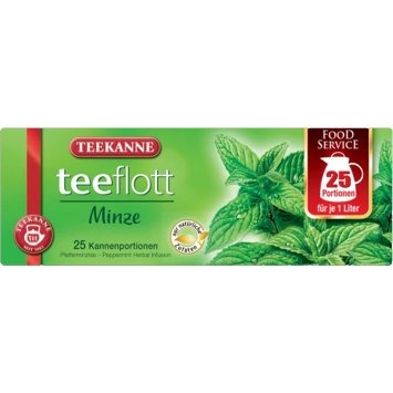 Teekanne Teeflott Minze Kräutertee mit aromatischer Pfefferminze 87g