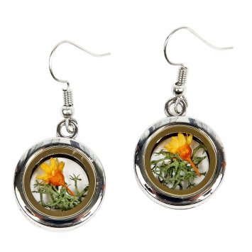 Ohrhänger Edelstahl Blume