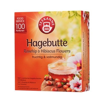 Teekanne Hagebutte fruchtig und vollmundig mit Hibiskus 245 g