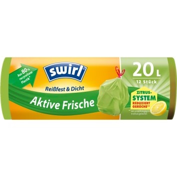 Swirl 20l Anti-Geruch-Müllbeutel