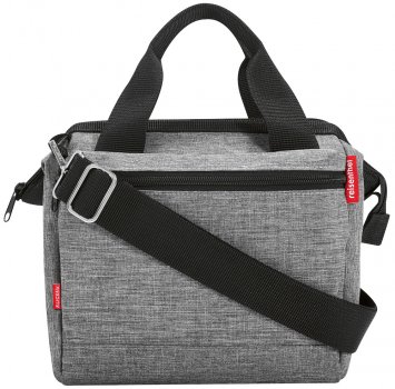 Lenkertasche ROOMY, twist silver
