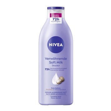 Nivea Body Verwöhnende Soft Milk für trockene Haut Packung 400ml