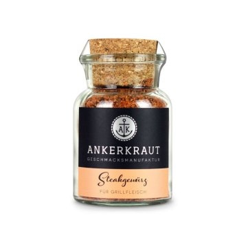 Ankerkraut Steak Gewürz pikante Gewürzmischung im Korkenglas 100g