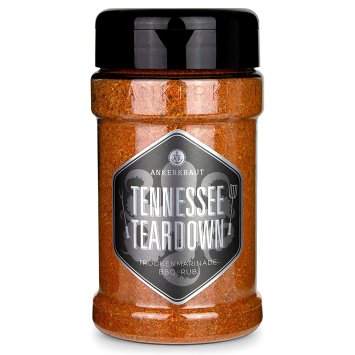 Ankerkraut Tennessee Teardown BBQ Rub Trockenmarinade für Schwein 200g