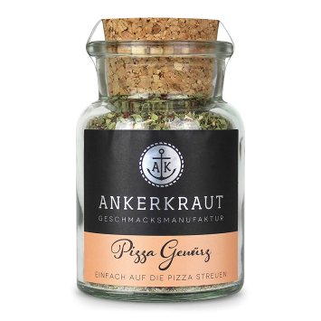 Ankerkraut Pizza Gewürz Essen wie in Italien im Korkenglas 45g