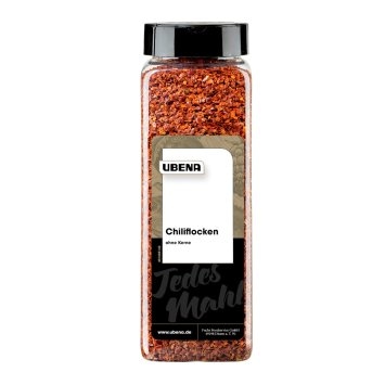 Ubena Chili Flocken ohne Kerne intensive angenehme Schärfe 350g