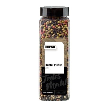 Ubena Bunte Pfefferkörner aromatische und komplexe Schärfe 550g