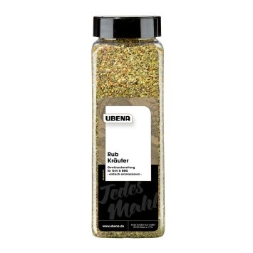 Ubena Kräuter Rub Gewürzzubereitung ausgewählte Mischung 400g