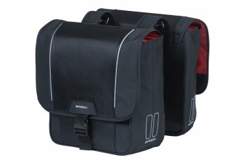 Doppelpacktasche Sport Design, schwarz