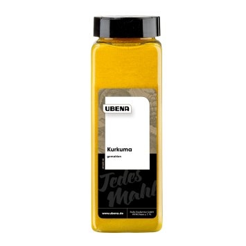 Ubena Kurkuma gemahlen warmen und leicht bitteren Geschmack 600g