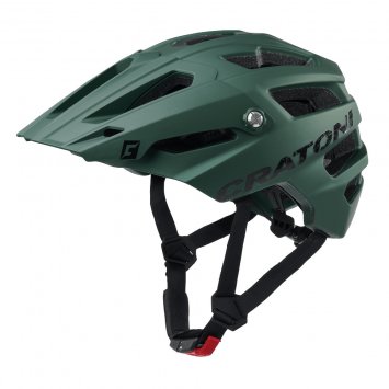 MTB - Fahrradhelm AllTrack grün metallic matt