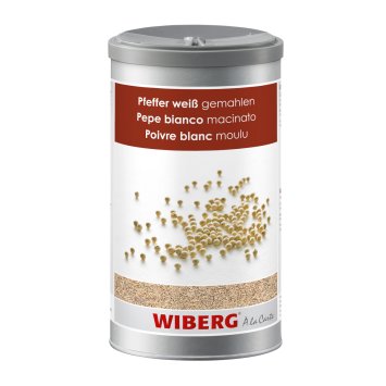 Wiberg Pfeffer weiß gemahlen starke Pfeffernote Packung 720g