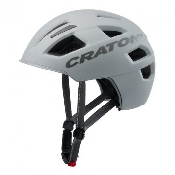 Fahrradhelm C-Pure grau matt
